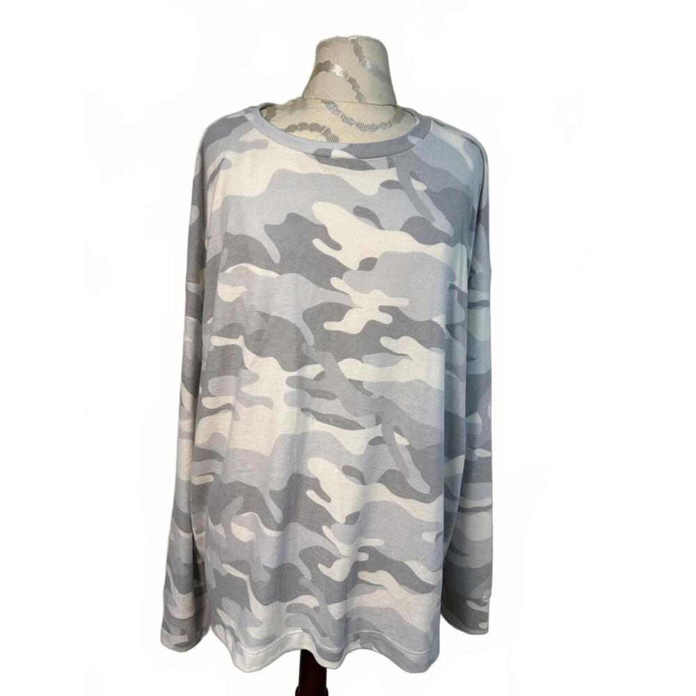 Super Soft & Comfortable Long Sleeve Camouflage Sweatshirt- 3X